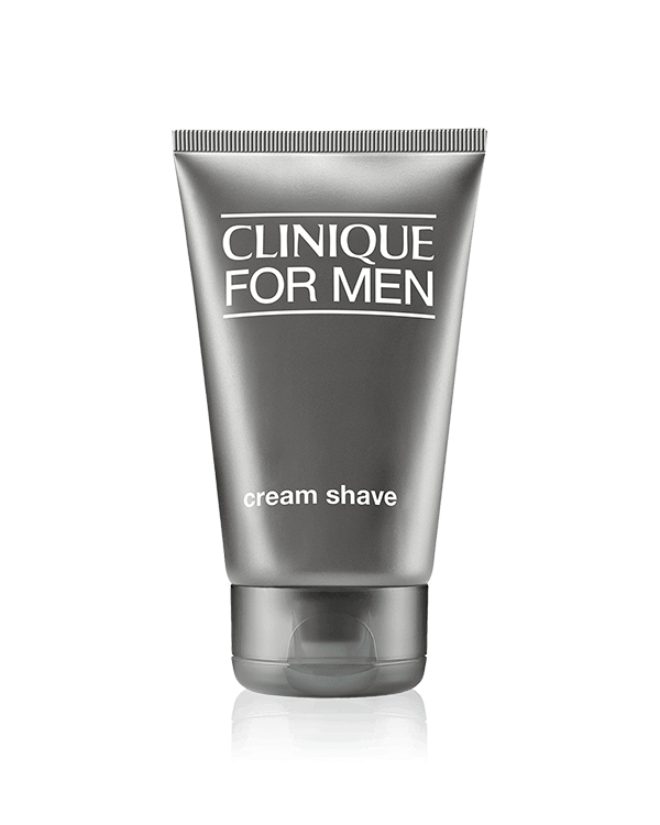 Cream Shave, シェービング クリーム。潤い成分をたっぷり含み、肌やヒゲを柔らかくします。