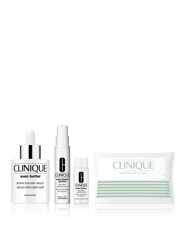 EVEN BETTER ACTIVE BOOSTER SERUM, ＼今ならお得な2種のセットも選べる！／<br>美肌力、起動<sup>＊1</sup>。全方位型、薬用導入美容液。