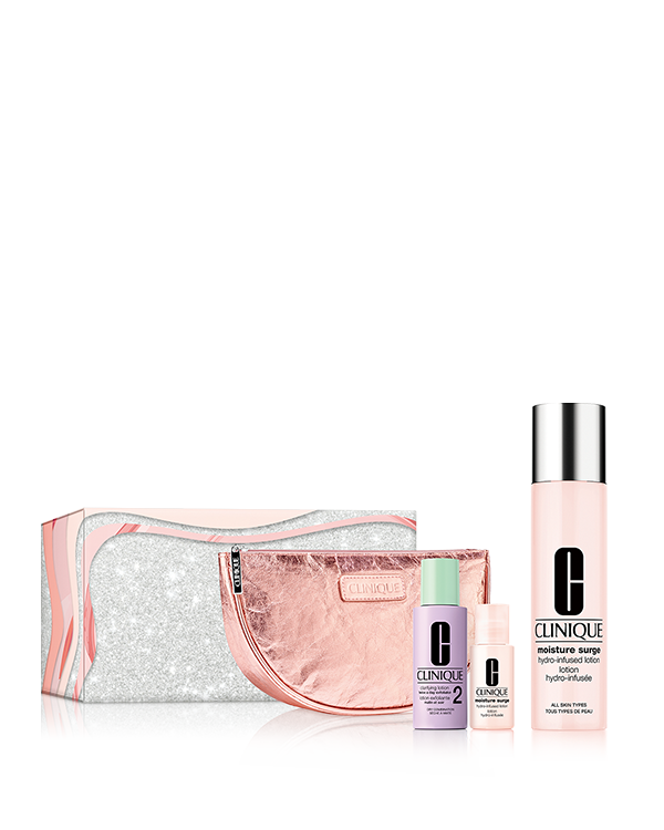 Moisture surge Set (2023.10)Moisture Surge Hydro-Infused Lotion, ＼４アイテムから選べるピンクの潤いセット／（保湿化粧水）&lt;br&gt; 冬の渇きに潤いの贈り物。&lt;br&gt;みずみずしい“保水美肌”へ。