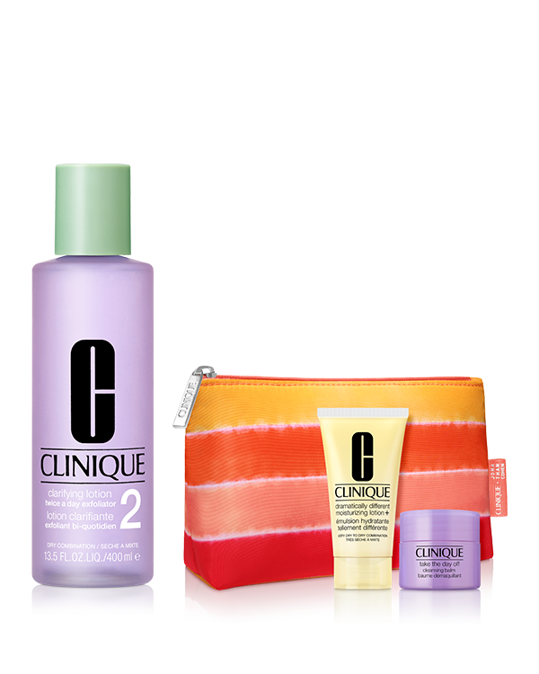 CLARIFYING LOTION SET〈CLARIFYING LOTION 2〉_2025.07, ＼夏の肌に、心地よいリセット感／&lt;br&gt;毛穴の目立たない&lt;sup&gt;＊1&lt;/sup&gt;なめらかな肌へ。選べる「ふき取り化粧水(ドライ～混合肌用)」セット。