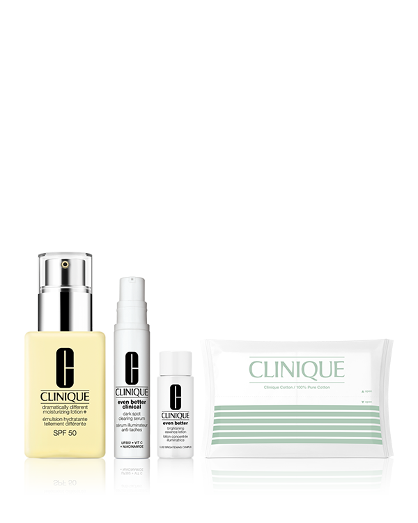 Dramatically Different Moisturizing Lotion + SPF50　SKINCARE SET, ＼数量限定・朝の UV 乳液 セット／&lt;br&gt;皮膚科学発想で秋の乾燥肌をもっちりやわらかに。