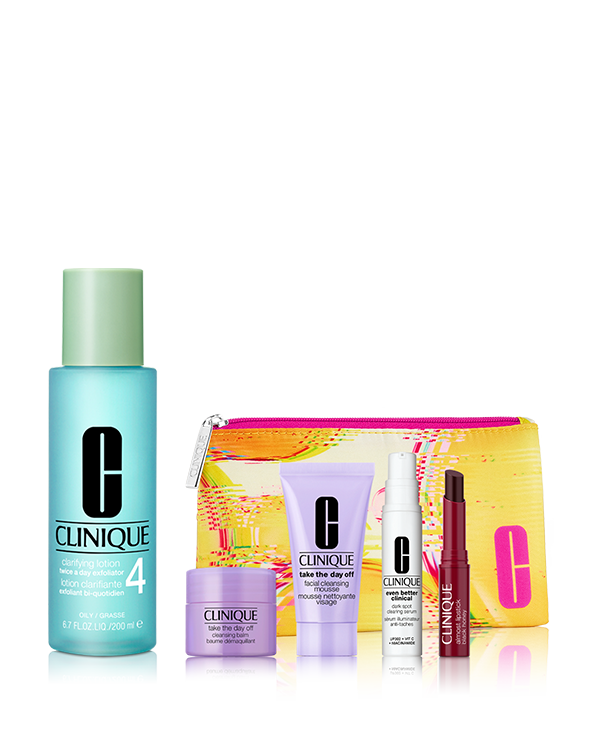 11DAYS_11ITEMS_SKIN_CARE_SET〈CLARIFYING LOTION 4〉, ＼11日間限定・11種類から選べる！／&lt;br&gt;皮膚科学発想のロングセラー「ふき取り化粧水 4(オイリー肌用)」セット。