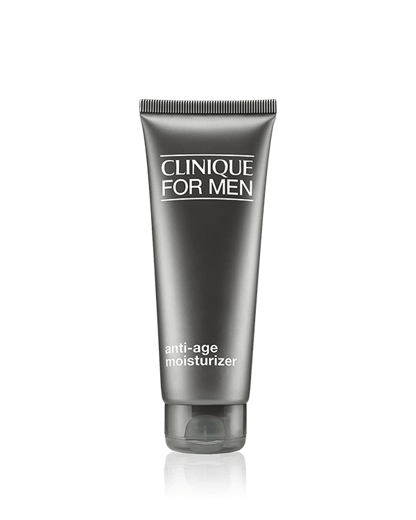 Clinique for Men Anti-age Moisturizer, 乾燥によるくすみに潤いを与え、若々しい印象の肌へ。