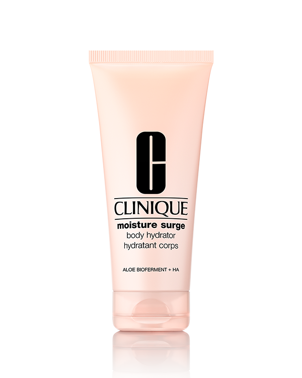MOISTURE SURGE BODY HYDRATOR, ボディにもみずみずしい潤いを。“保水美肌”の「モイスチャー サージ」から、敏感肌にも使えるボディ乳液。