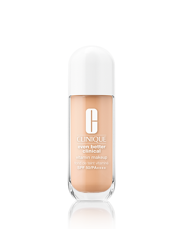 EVEN BETTER VITAMIN MAKEUP SPF50, 7種のビタミン&lt;sup&gt;＊1&lt;/sup&gt;配合。&lt;br&gt;攻めと守りでツヤと透明感を育てる、肌管理ファンデーション。