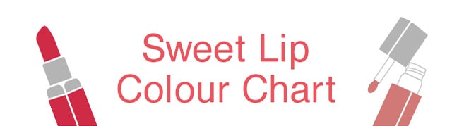 Sweet Lip Colour Chart